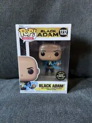 Funko POP! Black Adam Glow Chase Edition Black Adam 1232 *BRAND NEW*