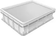 Dough Proofing Box Pizza Dough Containers with Lid for Kitchen Fridge Bakery Bread Pizza Crust, 30x40x10cm