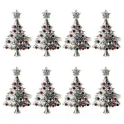 Christmas Tree Napkin Rings Set of 8,for Wedding, Thanksgiving Day, Family6140