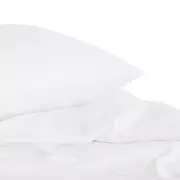Royal Comfort Fitted Sheet Set/2x Pillowcases Bamboo Cooling 3000TC White