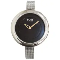 在飛比找ETMall東森購物網優惠-HUGO BOSS 簡約時尚米蘭帶腕錶/黑/36mm/H15