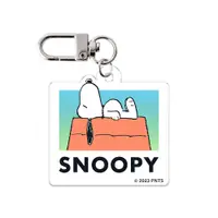 在飛比找TOYSELECT優惠-【正版授權】SNOOPY史努比 屋頂偷閒鑰匙圈