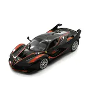 Bburago Licensed 1:18 Scale Ferrari Race & Play FXX-K #5 Diecast Model Car Black