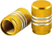 jiningxinxin Motorcycle Tire Valve Cover Aluminum Alloy Accessories Compatible with Ninja250 125 250R 400 500 636 1000 SX 2017 2024(Glod)