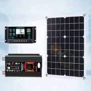 6000W Solar Generator 500W Panel 12V DC to 220V110V Inverter 100A ControllerKi