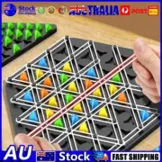 Triggle Game Funny Chain Triangle Game Peg Board Brain-Strategy Board Game Gift
