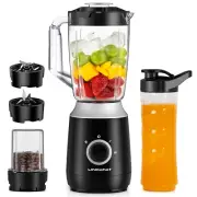 35Oz Personal Blender for Smoothies and Shakes with Travel Cup & Coffee Grinder