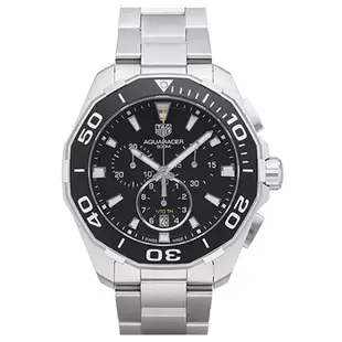 TAG HEUER 豪雅 AQUARACER 計時陶瓷x黑(CAY111A.BA0927)x43