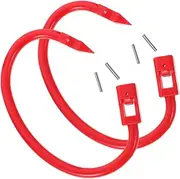 2pcs Plastic Cattle Nose Ring for Livestock Management Easy Install and Comfortable Use Prevents for Farm Animals
