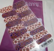 Jamberry Tangerine Dream 0316 23A7 Nail Wrap Full Sheet