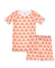 Ros Garden Crab Short Pajama Set