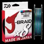 Daiwa J Braid 8 MULTI COLOR Fishing Line