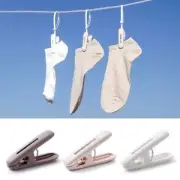 12pcs Laundry Storage Clothes Clip Plastic Clothes Holder Drying Rack Home
