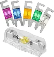 Zerodeko 1 Set Mini Fuse Holder Block for Automotive Fuse Distribution Compact Design for Easy Installation Reliable Protection for Car Audio Modifications
