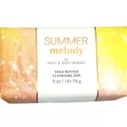 Bath & Body Works SUMMER MELODY Shea Butter Cleansing Bar Soap