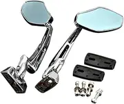 Rear View Mirror For GSXR 600 750 1000 For Hayabusa 1300 Motorcycle Chrome Rear View Mirrors End Side Mirror