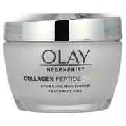 Olay, Regenerist, Collagen Peptide 24 Hydrating Moisturizer, Fragrance-Free, 1.7 oz (48 g)