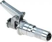 Macnaught 1/8" NPT (F) Grease Gun Coupler- Locks on, Doesn't Leak ; EZ-N