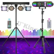 DJ Party Stage Lighting Stand Mobile Light T-Bar Tripod RGB Disco Club Effect