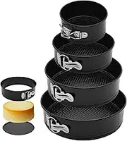 Springform Pan Set, Round Nonstick Pan (Black4)