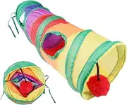 Ferret Tunnel | Enrichment Toy Chinchillas Tunnel,Small Animal Activity Fun Toys for Chinchillas, Hamsters, Gerbil Accessories for Indoor