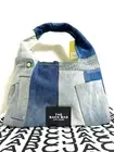Marc Jacobs The Deconstructed Denim Sack Bag INDIGO MULTI Patchwork Tote New