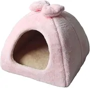 B Baosity Pet Tent Cave Bed, Cat House Inner Cushion, Autumn Winter Kennel Cat Nest Cat Bed for Poodle Dog Puppy Chihuahua Kitten, 35cmx35cm