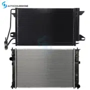 Cooling Radiator And AC Condenser For 2006-2009 Ford Fusion 2006 Lincoln Zephyr (for: Ford)