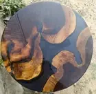 Round Table top , Epoxy Coffee Table, Outdoor Resin Table, Hallway Dine Table