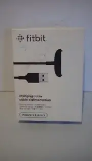 Fitbit Inspire 2 & Ace 3 Charging Cable Black Genuine Original Authentic a