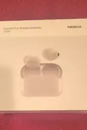 Nokia E3201 Essential True Wireless Earphones White Bluetooth Earbuds NEW
