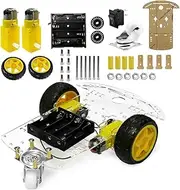 YIKESHU 2WD Smart Motor Robot Car Chassis Battery Box Kit Speed Encoder for Arduino