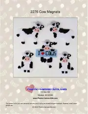 Cow Magnets- Plastic Canvas Pattern or Kit