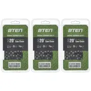Chainsaw Chain 20 Inch .050 3/8 72DL for Stihl Pro 039 038 041 064 032 3-Pack