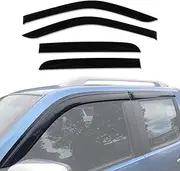 AUSGO Weathershields Compatible with Mazda BT50 BT-50 UN Dual Cab 2006-2011, Luxury Weather Shields Window Visors Wind Deflectors Sun Rain Guard 4PCS Set