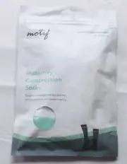 Motif Medical Women's Maternity Compression Socks ZG3 White/Green Medium NWT