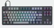 NEW DROP CTRL Mechanical Gaming TKL 87-Key Hotswap Black Keyboard Silver Switch