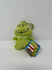 Dr. Seuss the Grinch Mini Backpack Clip Keychain Plush