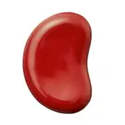 MUJI Kawada lacquered chopstick rest Red 3×5×1cm Made in Japan