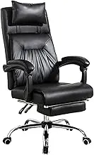 Executive Office Chair,Ergonomic Desk Chair-Adjustable Swivel Computer Chair with Lumbar Support Task Chair for Home and Office Use