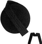 Black Spandex Elastic Strap 15mm x 5 Yd for Headbands, Underwear, Sewing & Decorative Projects - Durable Stretch Ribbon for Crafting Needs