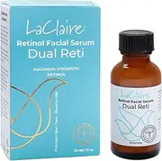 (10 ml / 0.34 oz) - LaClaire 8% Retinol & Retinyl Serum - Best Retinol Serum for Wrinkle Repair & Hyperpigmentation Treatment - No Redness or Peeling (10 ml/0.34 oz)