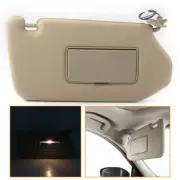 Right Tan Sun Visor with Light for 2013-2018 Pathfinder 2014-2017 Infiniti QX60