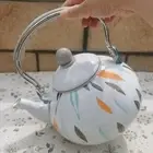Enamel Tea Kettle 3L Decorative Teapot for Kitchen Decor Household Coffee