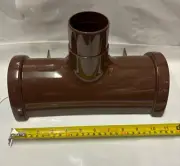 Floplast HI Cap Running Outlet brown ROH1BR 115mm Deepflow