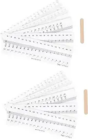 ULDIGI Beginner Piano Sticker Set Keyboard Decal for Piano Beginners 2 Pack Staff Notation