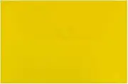 JAM PAPER Plastic Envelopes with Hook & Loop Closure - Legal Booklet - 9 3/4 x 14 1/2 - Yellow - 3/Pack