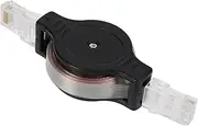 1.5m Retractable Ethernet Cable Ethernet Cable for Gaming Flat Ethernet Cable Ultra-Flexible Mini Network Cable Grey