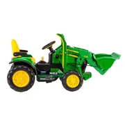 John Deere 12V Electric Kids Ride On Loader Tractor Toy Children Digger Farm Car