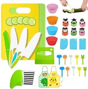 Children Safe Kitchen Set, Toddler Cutting Tool Set, Kitchen Tools Cookware Cutting Tool for Kids, Toddler Safe Kitchen Knives Tool Set